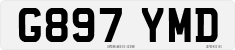 License plate of the United Kingdom, 1983 year system