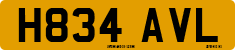 License plate of the United Kingdom, 1983 year system