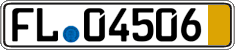 German license plate, Short-term transit plates
