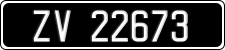 License plate of Ireland, Oldtimers