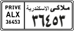 License plate of Egypt, Cars (1999)
