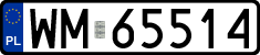 License plates of Poland, Regular car plates