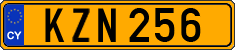 License plate of Cyprus, Regular plates
