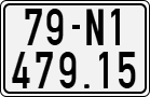 License plate of Vietnam, Motorcycles