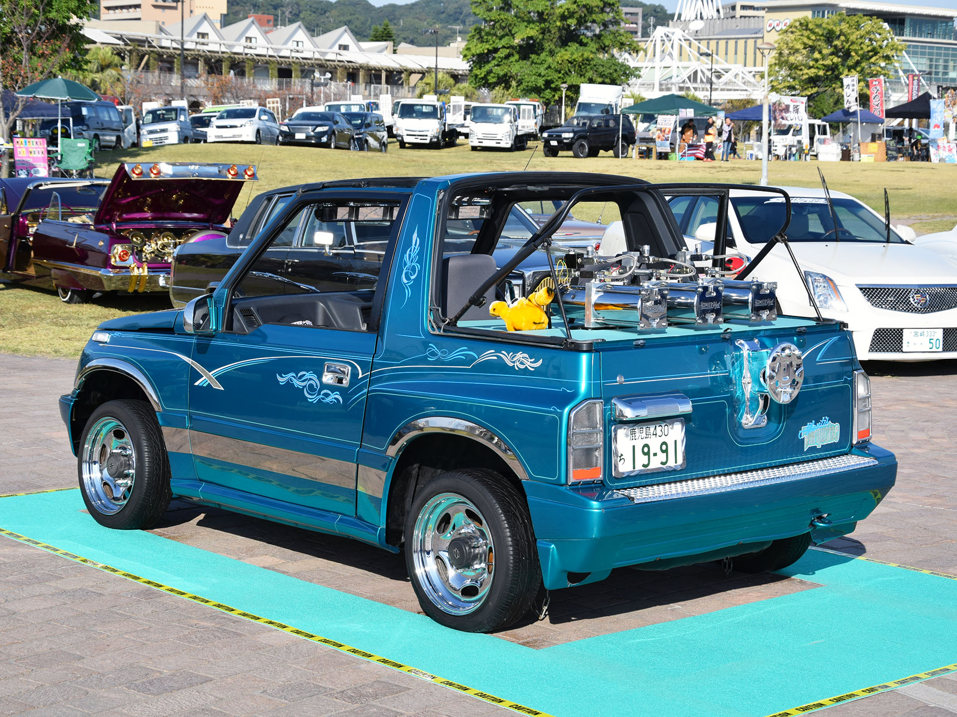 鹿児島 430 ち 1991, Suzuki Escudo 1st gen 3-door SUV (ET/TA), 1988–1998