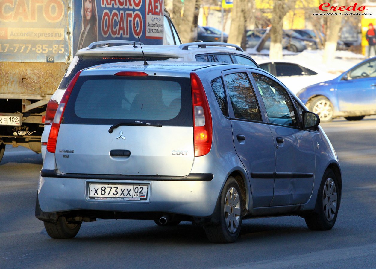 х 873 хх 02, Mitsubishi Colt 