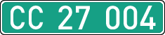 License plates of Spain, Diplomatic