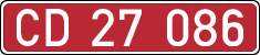 License plates of Spain, Diplomatic