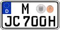 German license plate, Plates for oldtimers (type 