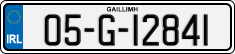 License plate of Ireland, Regular plates