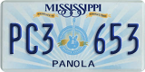 Mississippi, Truck (AB1 234)
