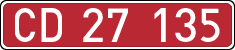 License plates of Spain, Diplomatic