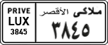 License plate of Egypt, Cars (1999)