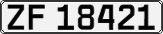 License plate of Norway, Cars