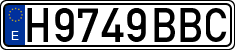 License plates of Spain, Specialty plates