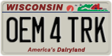 Wisconsin, Vanity Plates