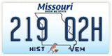 Missouri, Historic Vehicle (123 45H)