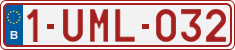 License plate of Belgium, Regular plates (2010)