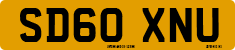 License plate of the United Kingdom, 2001 year system