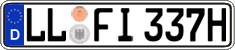 German license plate, Plates for oldtimers (type 