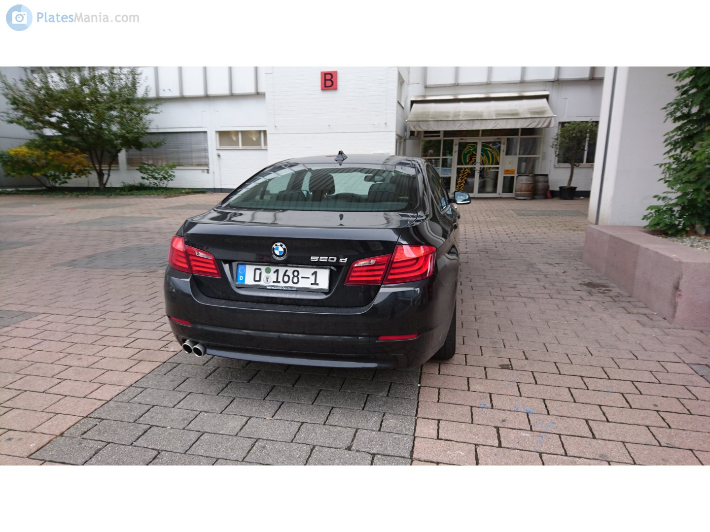 0 168-1, BMW 5 Series 6th gen Sedan (F10/F18), 2010–2017