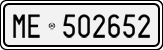 License plate of Italy, Cars (1927 year series)