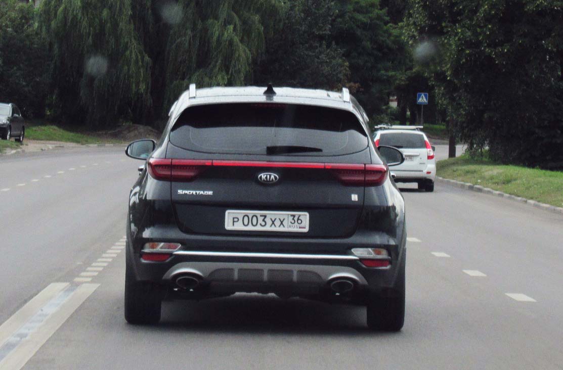 р 003 хх 36, Kia Sportage 