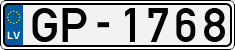 License plate of Latvia, Regular car plates