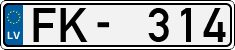 License plate of Latvia, Regular car plates