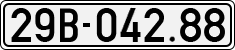 License plate of Vietnam, Cars