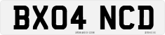License plate of the United Kingdom, 2001 year system