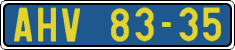 License plate of the Czech Republic, Foreign citizens and enterprises (1960)