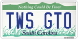 South Carolina, Vanity Plates