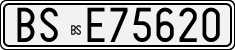 License plate of Italy, Cars (1927 year series)