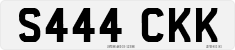 License plate of the United Kingdom, 1983 year system