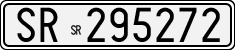 License plate of Italy, Cars (1927 year series)