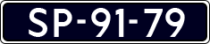 License plate of the Netherlands, Cars