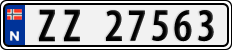 License plate of Norway, Cars