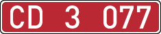 License plates of Spain, Diplomatic