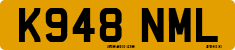 License plate of the United Kingdom, 1983 year system