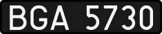 License plates of Poland, 1976 year system