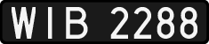 License plates of Poland, 1976 year system