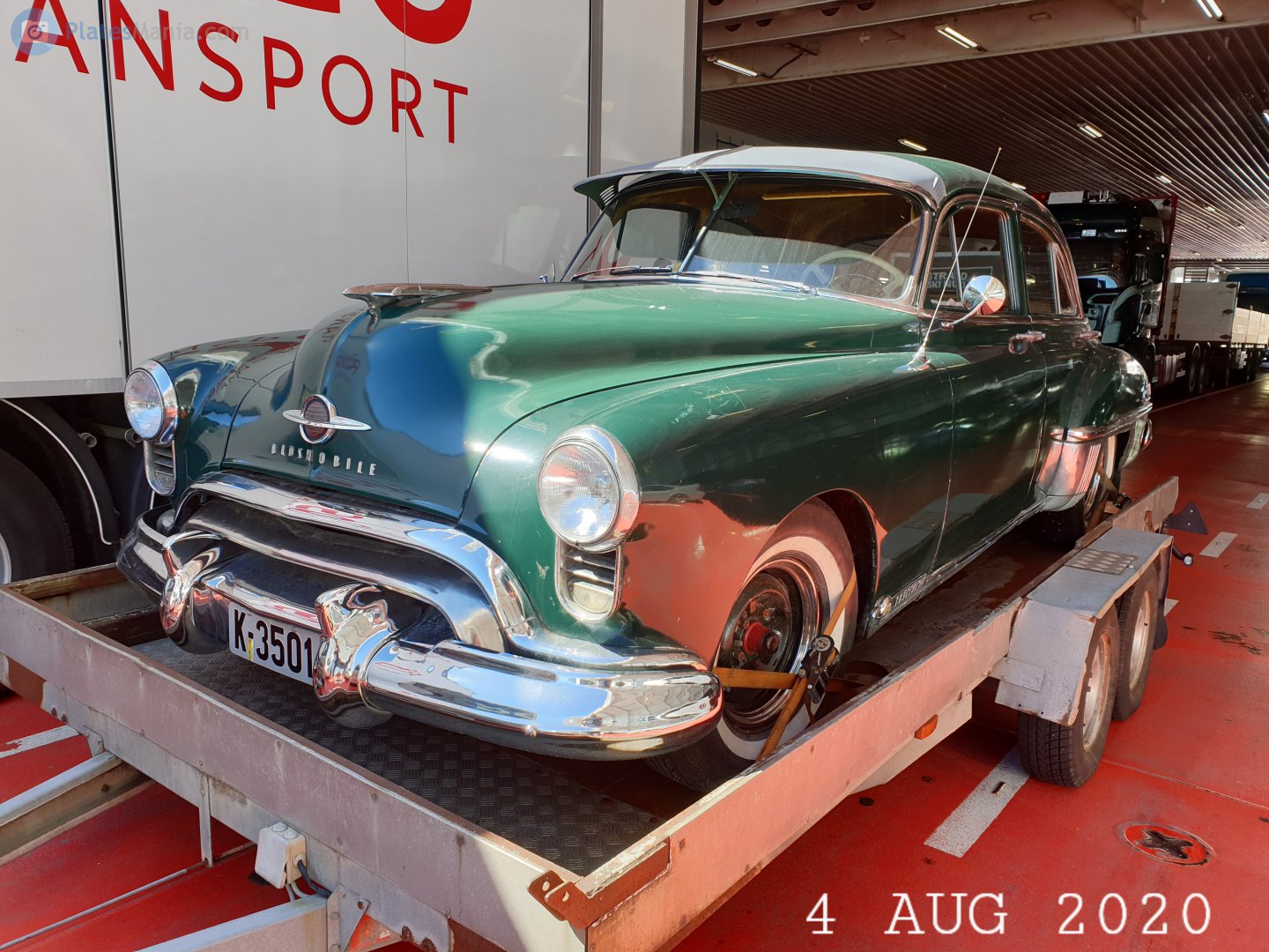 K-3501, Oldsmobile 88 1st gen 2-door Sedan (3611/3711; A-body/B-body), 1949–1953