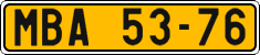 License plate of the Czech Republic, Commercial vehicles (1960)