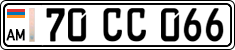 License plate of Armenia, Private owners