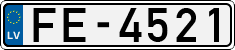 License plate of Latvia, Regular car plates