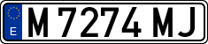 License plates of Spain, 1971 year series