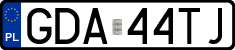 License plates of Poland, Regular car plates