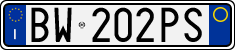 License plate of Italy, Cars (1994 year series)