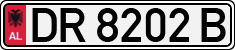 License plate of Albania, Cars (1993)